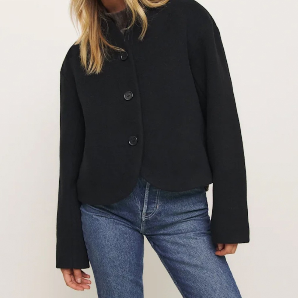 Reformation Owen Jacket in Black